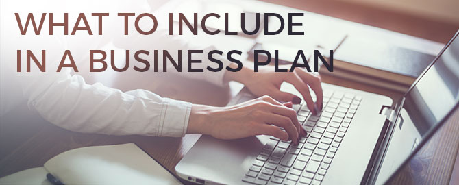 3 headings of a business plan